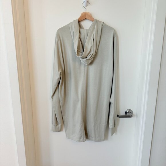 Rick Owens Drawstring Hoodie in Pearl (Off White) Size XL 100% Cotton - Picture 4 of 9